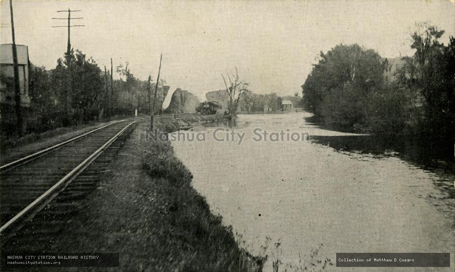 Postcard: The Contoocook River, North Peterborough, N.H.